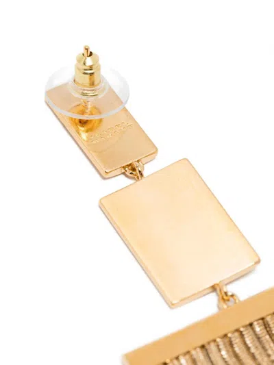 Isabel Marant Fringe Earrings Accessories In Gold