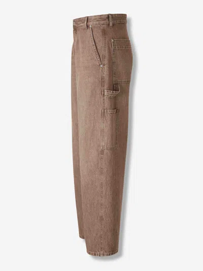 Bottega Veneta Wide Cargo Pants In Multi