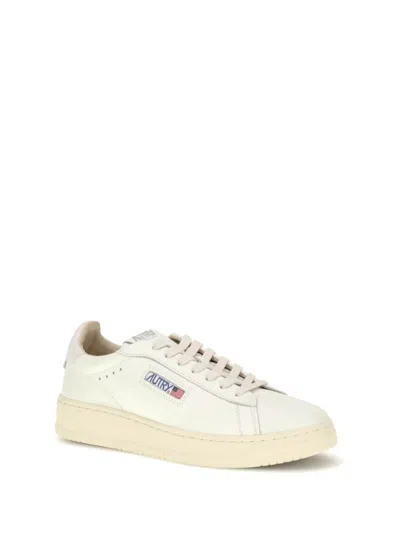 Autry Low-top Sneakers With Smooth Leather Upper And Perforated Detailing In White