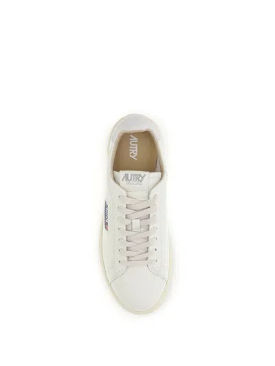 Autry Low-top Sneakers With Smooth Leather Upper And Perforated Detailing In White