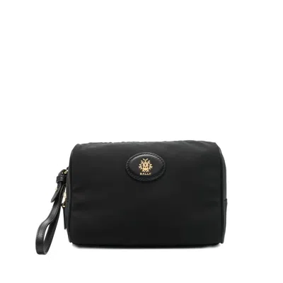 Bally Handle Clutch Bag In Black
