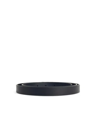 Erl Adjustable Leather Belt For Versatile Styling In Black
