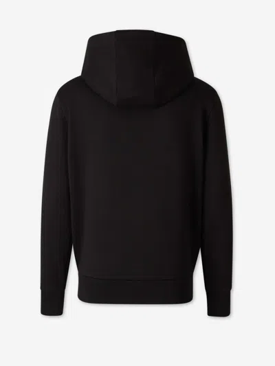 Moncler Hooded Zipper Sweatshirt In Black