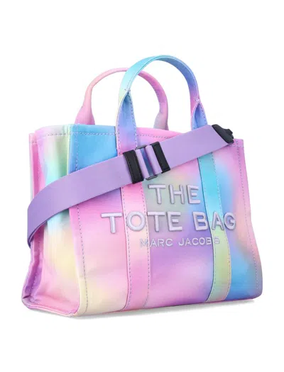 Marc Jacobs Medium Rainbow Canvas Tote Bag In Multi