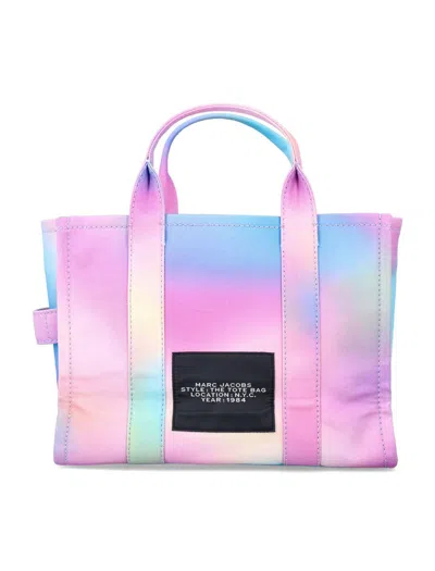 Marc Jacobs Medium Rainbow Canvas Tote Bag In Multi