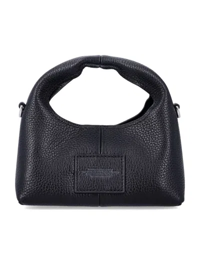 Marc Jacobs The Micro Crossbody Sack Bag In Full-grain Leatherdescription In Black