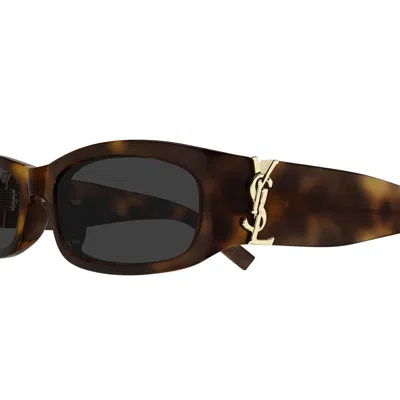 Saint Laurent Eyewear Sunglasses In Brown