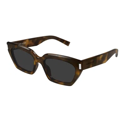 Saint Laurent Eyewear Sunglasses In Brown