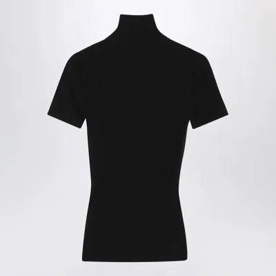 Max Mara Turtleneck In Black