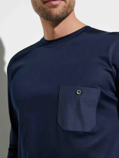 Zimmerli Pajamas Set Pockets In Blue