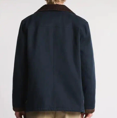 Fay 4 Ganci Cotton Jacket In Blue