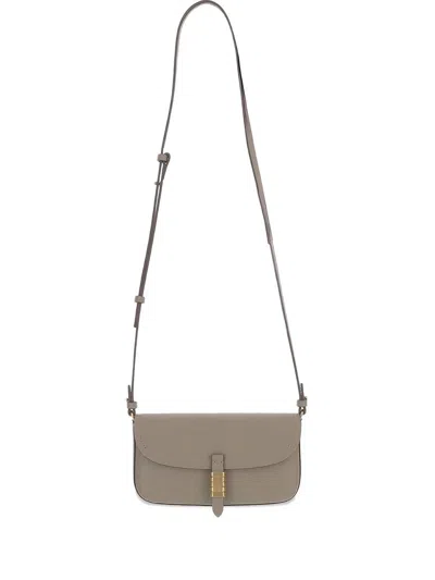Pinko Saddle Flat Bags In Brown