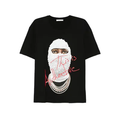 Ih Nom Uh Nit Graphic Printed Crewneck T-shirt In Black
