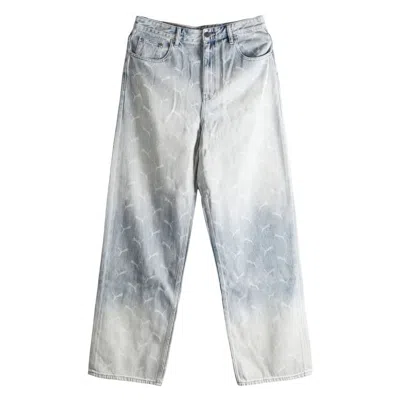 Puma Wide-leg Jeans In Blue