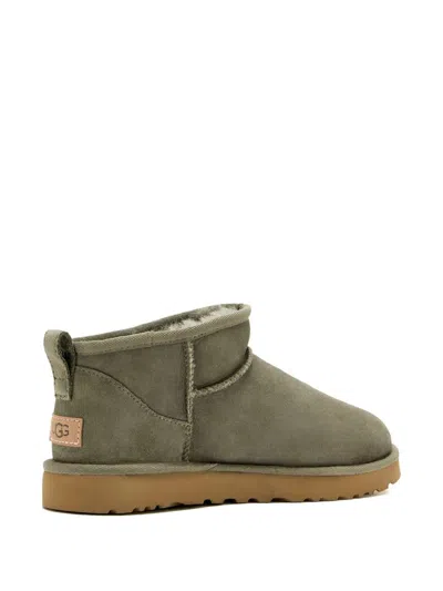 Ugg W Classic Ultra Mini Shoes In Green