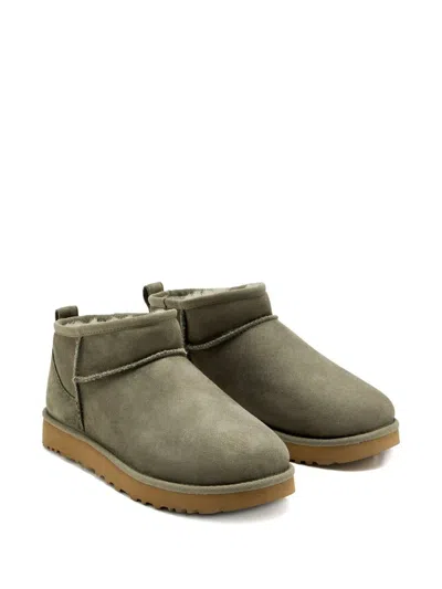 Ugg W Classic Ultra Mini Shoes In Green