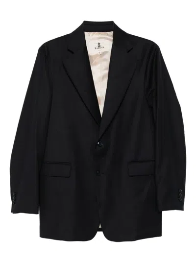 Barena Venezia Two-button Notch-lapel Blazer In Black