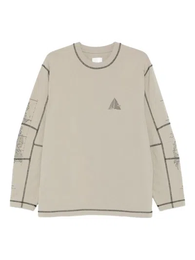 Roa Neolith Stitch Organic Long Sleeve Clothing In Neutral