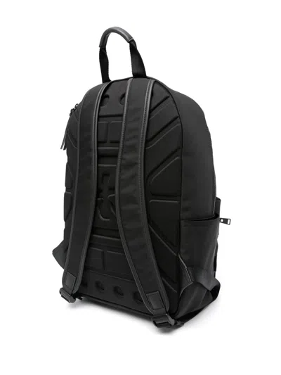 Premiata Zaino Black Nylon Backpack In Black