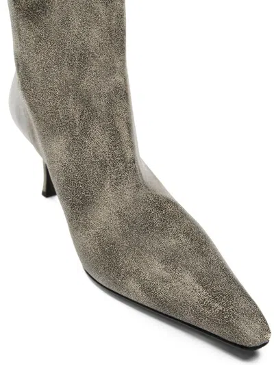 Alexander Wang Vera 65mm Tube Boot Shoes In Green