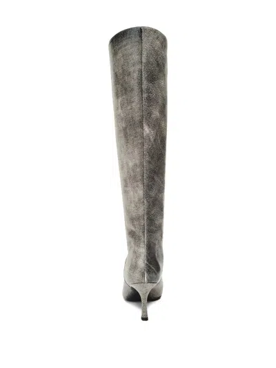 Alexander Wang Vera 65mm Tube Boot Shoes In Green