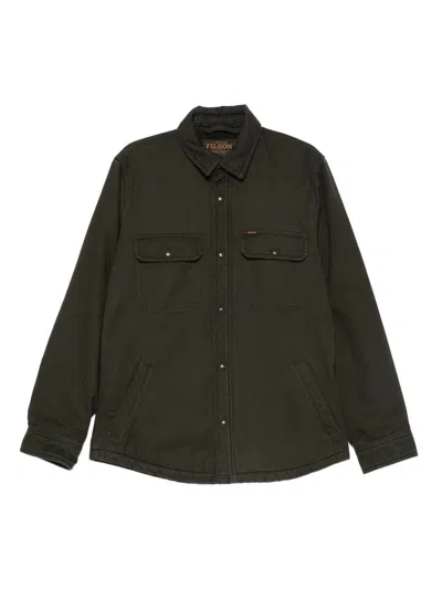 Filson Fleece Lined Jac-shirt Clothing In Black