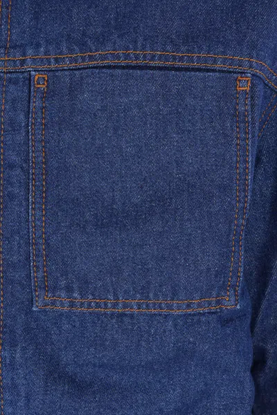 Ami Alexandre Mattiussi Ami Paris Denim Padded Jacket In Blue