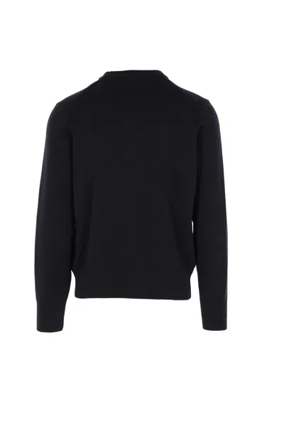Ami Alexandre Mattiussi Ami Paris Men Ami De Coeur Cardigan In Black