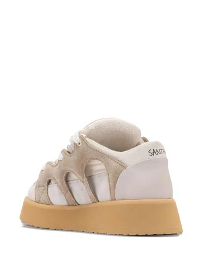 Santha Model 1 Platform Cream-offwhite Shoes In Multi