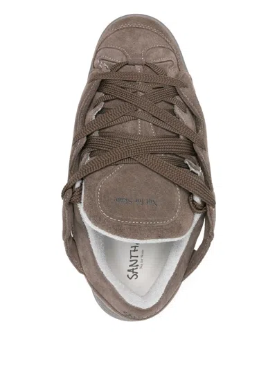 Santha Model 1 Totalsuede Fango Shoes In Brown