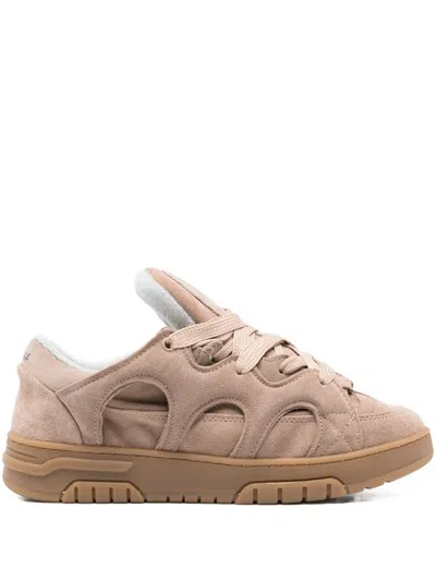 Santha Model 1 Totalsuede Nude Shoes In Nude