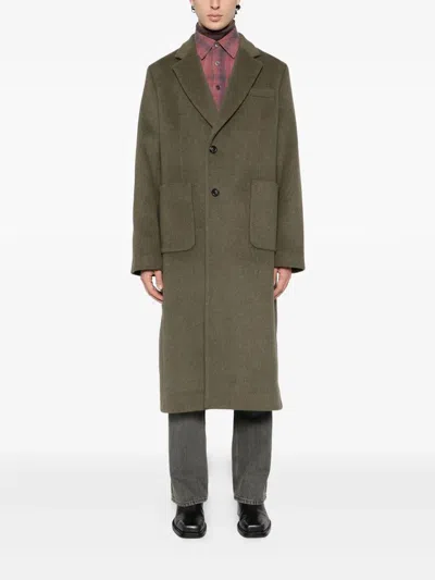 Our Legacy Robe Overcoat Clothing In Green