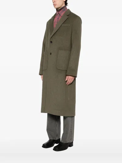 Our Legacy Robe Overcoat Clothing In Green