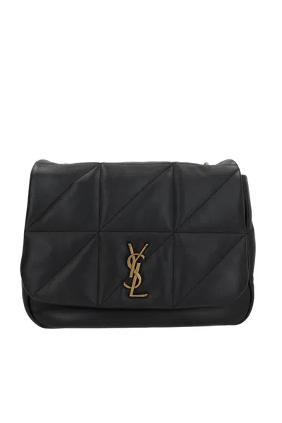 Saint Laurent Borsa A Spalla Jamie 4.3 In Nappa Nera Donna In Black