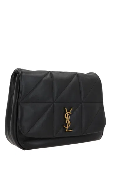 Saint Laurent Borsa A Spalla Jamie 4.3 In Nappa Nera Donna In Black