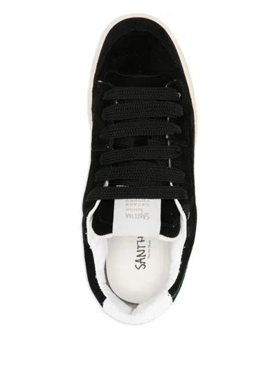 Santha Model 2 Rose Black Shoes In Multi