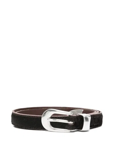 Our Legacy 2 Cm Belt Accessories In Black