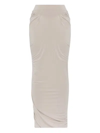 Entire Studios Tide Skirt Stone Clothing In Gray
