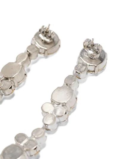 Forte Forte Crystal-embellished Drop Earrings In White