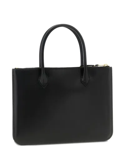 Comme Des Garçons Wallet Zip Pouch With Two Handles In Black