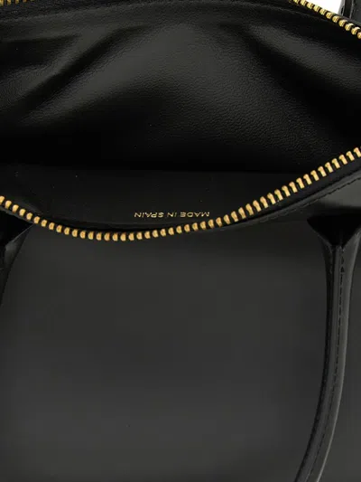 Comme Des Garçons Wallet Zip Pouch With Two Handles In Black