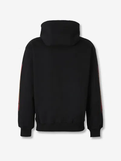 Casablanca Printed Hooded Sweatshirt In Black