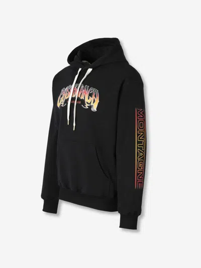 Casablanca Printed Hooded Sweatshirt In Black