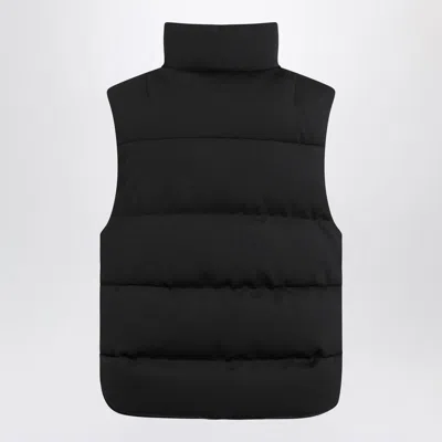 Moncler X Edward Enninful Padded Zip Vest In Black