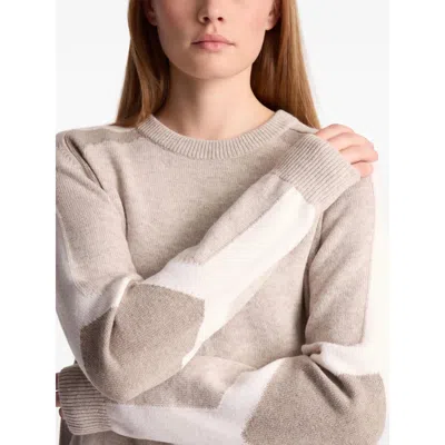 Fusalp Leather Sweaters In Neutral