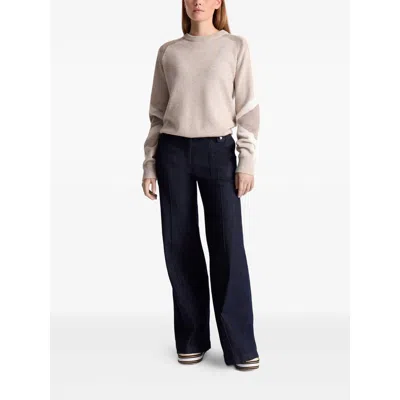 Fusalp Leather Sweaters In Neutral