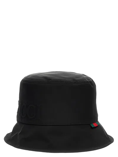 Gucci Women Logo Bucket Hat In Black