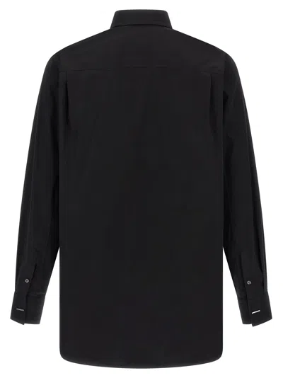 Alexander Mcqueen Logo Embroidery Shirt Shirt And Blouse Black In Black