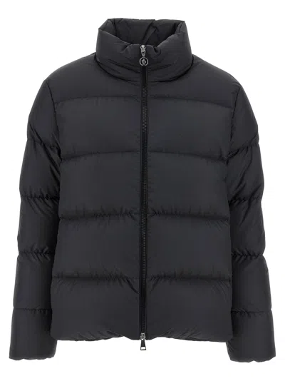 Moncler Mauzun Puffer Jackets Black In Gray