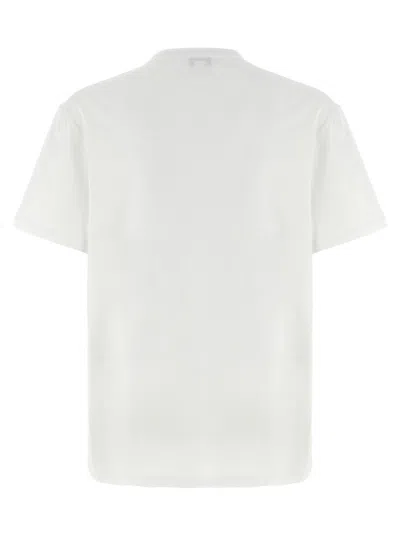 Alexander Mcqueen Flocked 'mcqueen' T-shirt In White